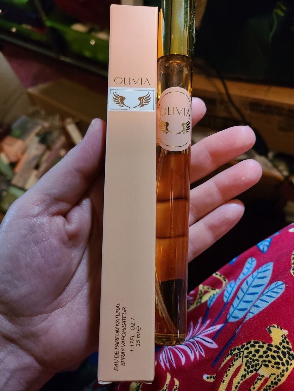 OLIVIA Rollerball Perfume in Peach & Amber